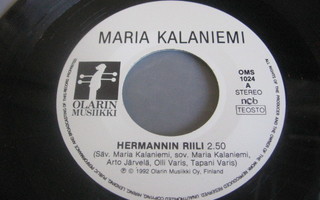 7" - Maria Kalaniemi - Hermannin Riili / 	Skymningspolskan