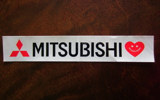 Mitsubishi  tarra,  3 x 17,5 cm.