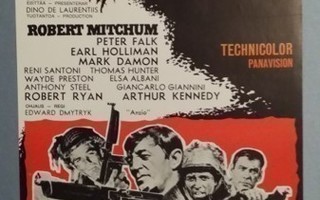 Anzion taistelu Vanha Elokuvajuliste  Robert Mitchum