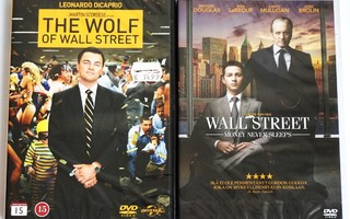 WOLF OF WALL STREET & MONEY NEVER SLEEPS (2DVD) UUSI