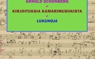 Schönberg: Kirjoituksia kamarimusiikista