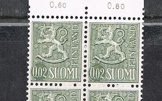 1968  M63 o,o2mk nro-4lö ++ 1428-1-1970 ylä