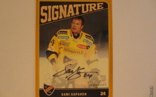 Sami Kapanen signature Cardset 2013-14 Kalpa