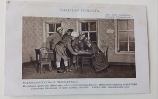 Sotasuunnitelmaa Kiimasjärvellä, Karjalan puolesta, AKS 1924