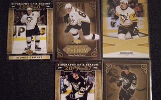 Sidney Crosby x 5kpl (erkkareita) / Pittsburgh Penguins