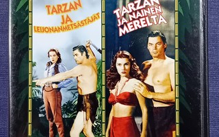 (SL) DVD) Tarzan: Leijonanmetsästäjät ja Nainen Mereltä