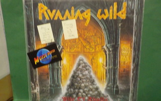 RUNNING WILD - PILE OF SKULLS EX-/EX+ SAKSA 1992 LP