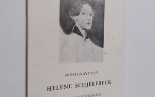 Helene Schjerfbeck : Helene Schjerfbeck : muistonäyttely ...