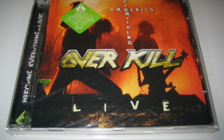 Overkill - Wrecking Everything - Live (CD, Uusi)