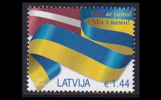 Latvia 1154 ** Solidaarisuutta Ukrainalle (2022)