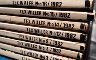 8 kpl tex willer 1982