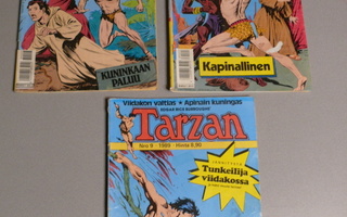 Tarzan lehtiä 3kpl 1989