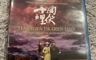 Lentävien tikarien talo blu-ray Suomijulkaisu