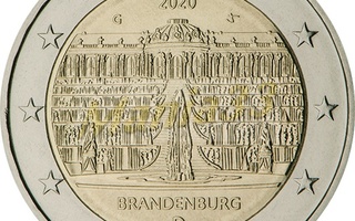 2€ Juhlaraha Saksa 2020 (A,D,F,G,J)  Branndeburg