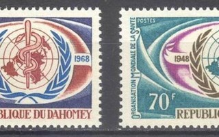 (S0028) DAHOMEY, 1968 (20th Anniversary of WHO). MNH**