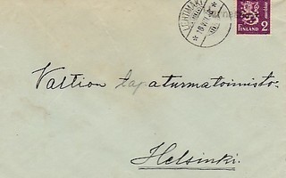 1936 Kirje Lehtimäki, rivileima Hernesmaa