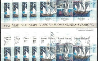 2006 Suomenlinna 10 postituor. vihkolehtiä = 30 ikimerkkiä