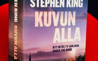 KUVUN ALLA Stephen King nidottu NOUTO = OK HYVÄ++