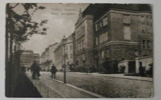 Turku, Aurakatu, vanha mv pk, p. 1916 + sensuurileima