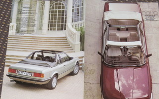 1984 BMW  Baur Top-Cabriolet 3-sarja esite - KUIN UUSI