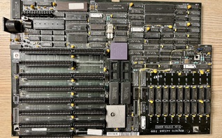 IBM 5170 Type 3 Emolevy ja Intel 8MHz