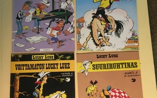 Lucky Luke albumit 4 kpl priimat