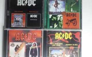 AC-DC CD 2on1  12e per cd  Takuu