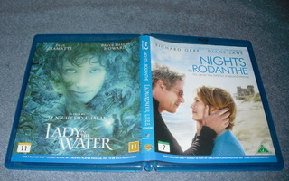LADY IN THE WATER +  NIGHTS IN RODANTHE (BD, tuplaboksi)***