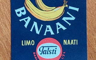 TALSTI  Banaani limonaati etiketti