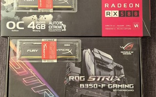 Ryzen5 2600X + Asus ROG STRIX emo + Radeon RX560 + 16GB DDR4