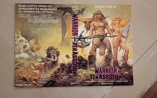 Warrior - terässoturi VHS kansipaperi / kansilehti