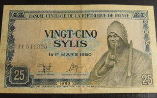 Guinea 1960 25 Sylis