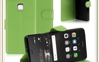 Huawei P9 Lite - Vihreä lompakkokuori & sk #21442