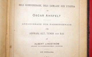 Oscar Ahnfelt : Andeliga sånger dels komponerade 1885
