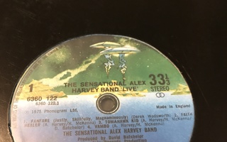 The Sensational Alex Harvey Band LIVE 1975 UK Vertigo LP