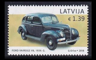 Latvia 1051 ** Moottorimuseo auto (2018)