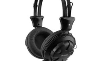 A4Tech HS-28-1 Headset, suljettu, 2x3.5mm, 2m, musta *UUSI*