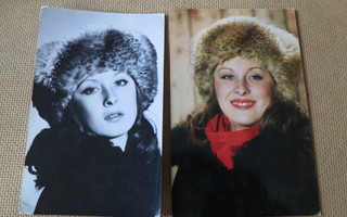 CCCP: kaksi filmitähtipostikorttia - Larisa Udovitsenno