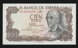 Espanja 100 Pesetas 1970, P152 aUNC