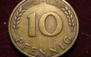 10 pfennig 1949G Länsi-Saksa -  West Germany