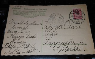 Jyväskylä - Lappajärvi Talitiainen -kortti 1911 PK350/11