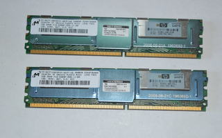 Micron 1GB PC2-5300F ECC DDR2 serverimuisti