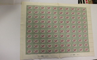 Kolmen hyvää postimerkkiarkkia 1929, 1920