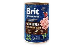 BRIT Premium By Nature Chicken and Hearts - märkä koiranru