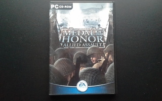 PC CD: Medal of Honor Allied Assault peli (2002)