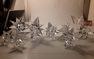 10 x Rosenthal kristalli tähti