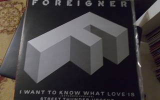12" MAXI SINKKU FOREIGNER ** I WANT TO KNOW WHAT LOVE IS **