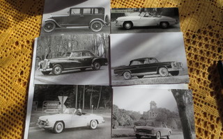 5 kpl Mercedes - Benz postikortteja
