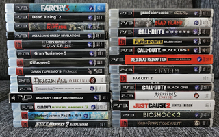 Useita eri PS3-pelejä (myös yksittäin)