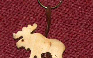 Wood Jewel Hirvi avaimenperä